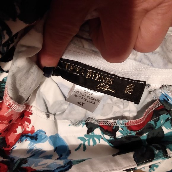 🌎Floral White Cropped Trouser 2016 - Picture 4 of 4